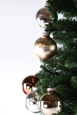 Basic u0026 More 2 Kasser Julekugler i Glas (Ø7cm) (Ø5cm)><noscript><img width=