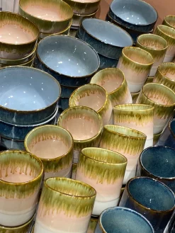 Basic u0026 More 6 stk. Asta Krus i Rosa m. Løbeglasur> Kopper & Krus