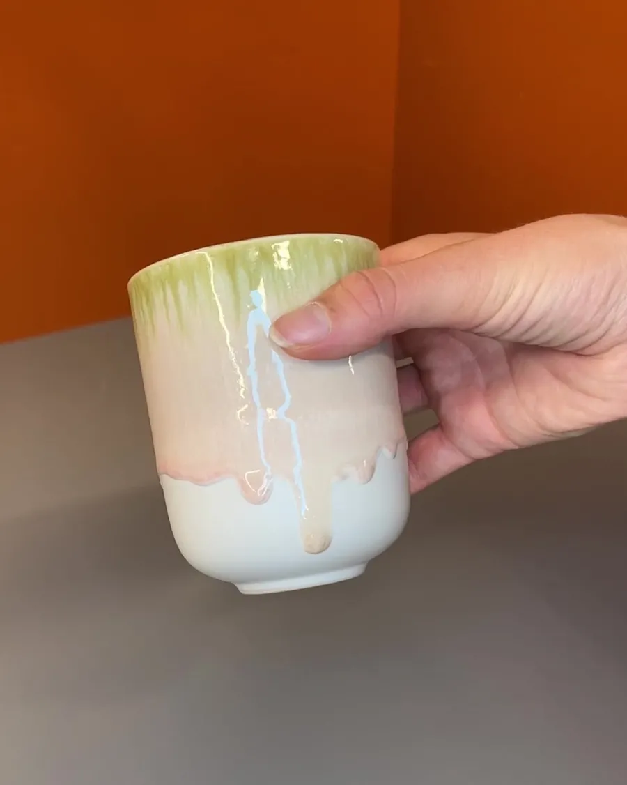 Basic u0026 More 6 stk. Asta Krus i Rosa m. Løbeglasur> Kopper & Krus