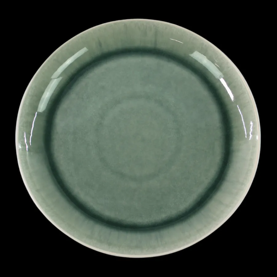 Basic u0026 More 4 stk. ASTA Middagstallerkener m/løbeglasur i Grøn (Ø26cm)> Julegaver Til Ham|Middagstallerkener