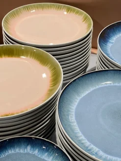 Basic u0026 More 4 stk. ASTA Middagstallerkener i Rosa m. Løbeglasur (Ø26cm)><noscript><img width=