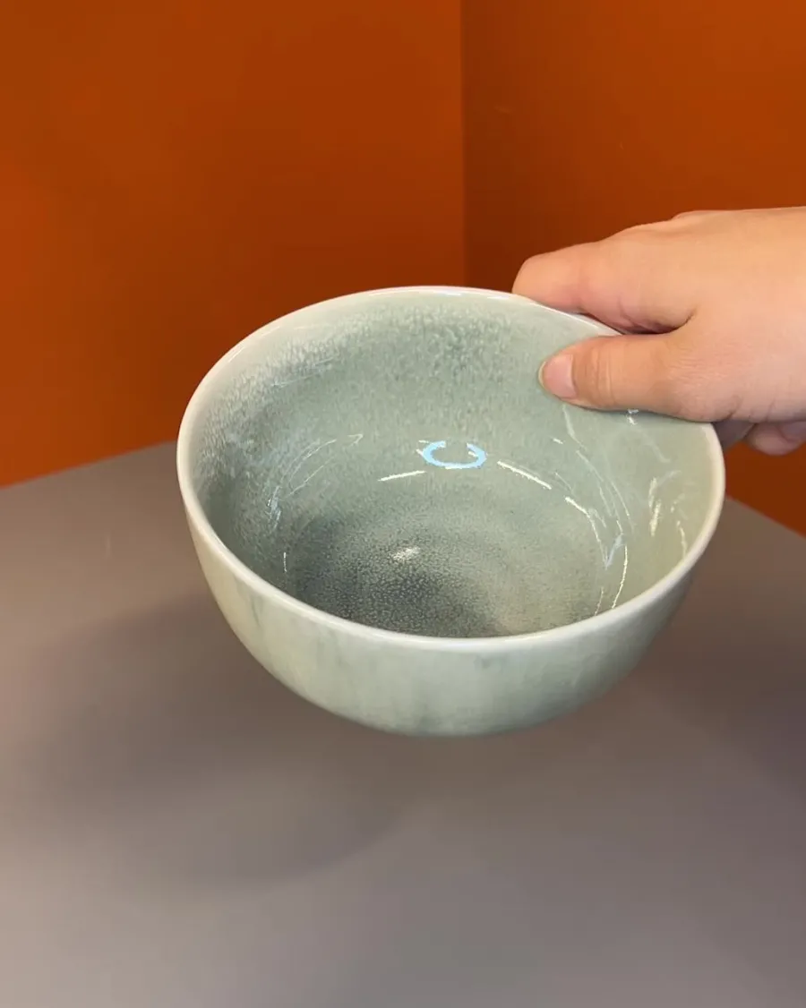 Basic u0026 More 6 stk. Asta Skåle i Grøn m. Løbeglasur> Skåle & Fade