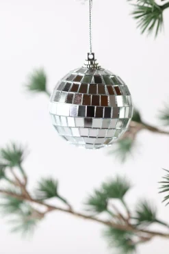 Basic u0026 More 6 stk. Diskokugler til Ophæng i Sølv (6cm)> Julepynt & Dekoration|Jul