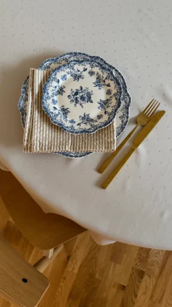 Basic u0026 More 6 stk. Frokosttallerkener DINNA i Blå (Ø19,3x1,7 cm)><noscript><img width=