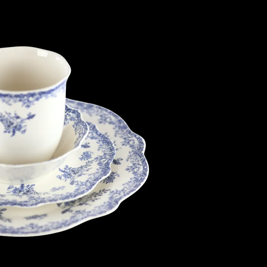 Basic u0026 More 6 stk. Frokosttallerkener DINNA i Blå (Ø19,3x1,7 cm)> Julegaver Til Hende|Frokosttallerkener