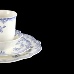 Basic u0026 More 6 stk. Frokosttallerkener DINNA i Blå (Ø19,3x1,7 cm)><noscript><img width=