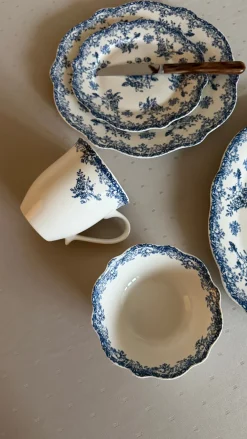 Basic u0026 More 6 stk. Krus DINNA i Blå><noscript><img width=