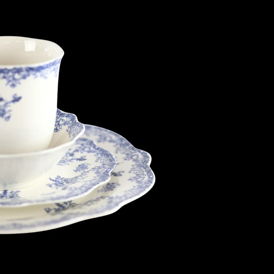 Basic u0026 More 6 stk. Middagstallerkener DINNA i Blå (Ø27x2,2 cm)> Julegaver Til Hende|Middagstallerkener