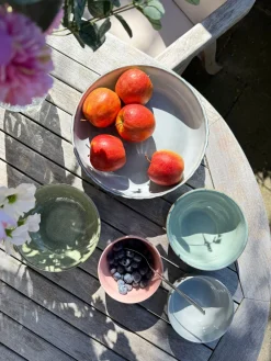 Basic u0026 More ALLI Rund Fad (25x6cm) Blå><noscript><img width=