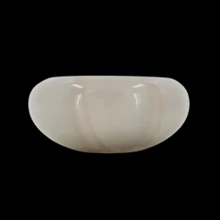 Basic u0026 More ANKE Skål (17,9x7,3cm) Lysegrå m Stribe><noscript><img width=