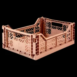 Aykasa foldekasse, warm taupe - Midi L: 40 x W: 30 x H: 14 cm>Børn Opbevaring|Opbevaring