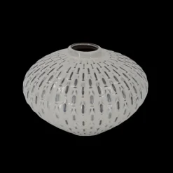 Basic u0026 More BENIN Vase (31x31x20,7cm) Beige Møntstre> Julegaver Til Hende|Vaser & Krukker