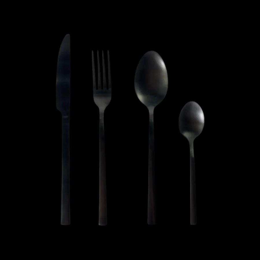 Basic u0026 More Bestiksæt 16 dele i Sort farve FRIX> Julegaver Til Ham|Knive