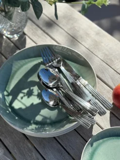 Basic u0026 More Bestiksæt BENDIX i Sølv Farve (16 dele)><noscript><img width=