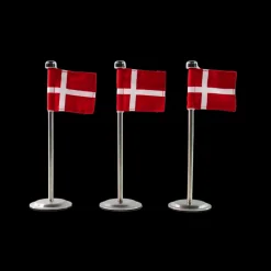 Ukendt Bordflag dannebrog pk/3 stk, 20cm metal> Julegaver Til Hende|Julegaver Til Ham