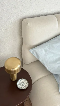 Basic u0026 More Bordlampe Maggie Messinglook m. Batteri><noscript><img width=