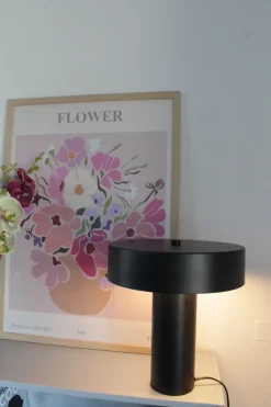 Basic u0026 More Bordlampe Molly Metal Sort> Julegaver Til Ham|Bordlamper