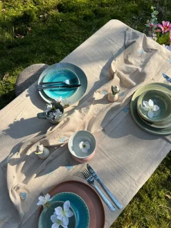 Basic u0026 More Bordløber m Blomst ETLA (30x180cm)> Julegaver Til Hende|Duge