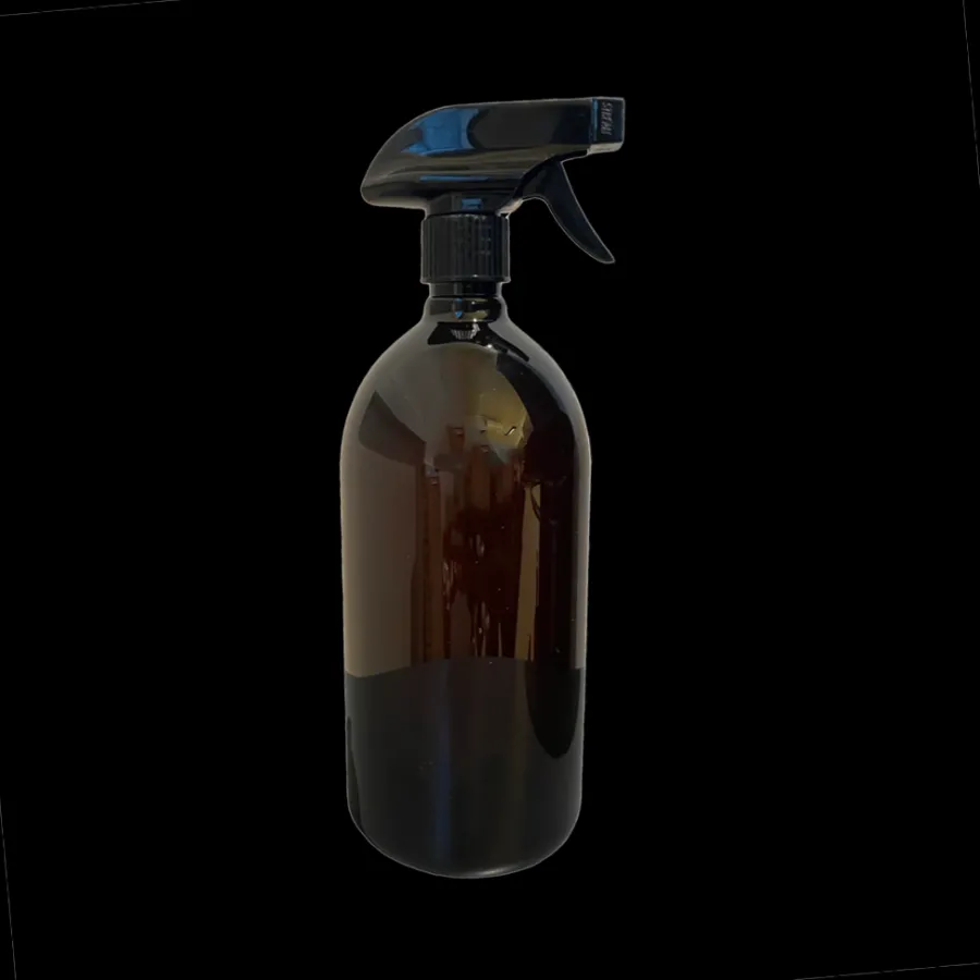 Basic u0026 More Brun plastdispenser m. forstøver, 1000ml> Øvrigt Badtilbehør