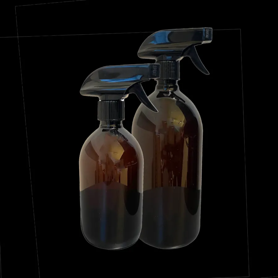 Basic u0026 More Brun plastdispenser m. forstøver, 1000ml> Øvrigt Badtilbehør