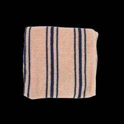 Basic u0026 More CALIX Håndklæde (50x100cm) Rose Smoke/Insignia Blue> Julegaver Til Hende|Håndklæder