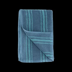 Basic u0026 More COREY Badehåndklæde (70x140cm) mørkeblå m/ lyseblå stribe> Julegaver Til Hende|Julegaver Til Ham