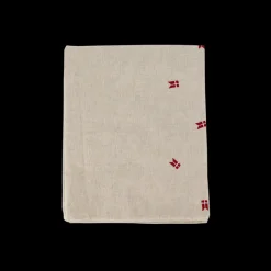 Basic u0026 More Dug m. Broderet Dansk Flag ( 140x270cm) Hørfarve> Julegaver Til Hende|Julegaver Til Ham