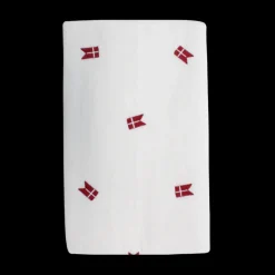 Basic u0026 More Dug m. Broderet Dansk Flag. (140x270cm) Hvid> Julegaver Til Hende|Julegaver Til Ham