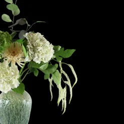 Basic u0026 More Evighedsbuket Nordisk Natur m. Hvide og Grønne Blomster><noscript><img width=