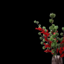 Basic u0026 More Evighedsbuket Vinterglød m. Små Røde Bær og Cedergrene> Julegaver Til Hende|Jul