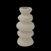 Basic u0026 More FABIEN Vase bubble (9,8x9,8x20cm) Natural sand> Julegaver Til Hende|Vaser & Krukker