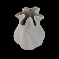 Basic u0026 More FABROA Buet Vase (15x15x21,2cm) Hvid><noscript><img width=