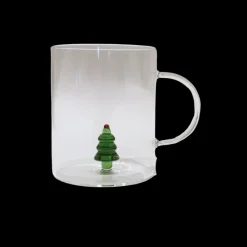 Basic u0026 More Glas med Juletræs Figur (450ml)> Borddækning Til Jul|Jul