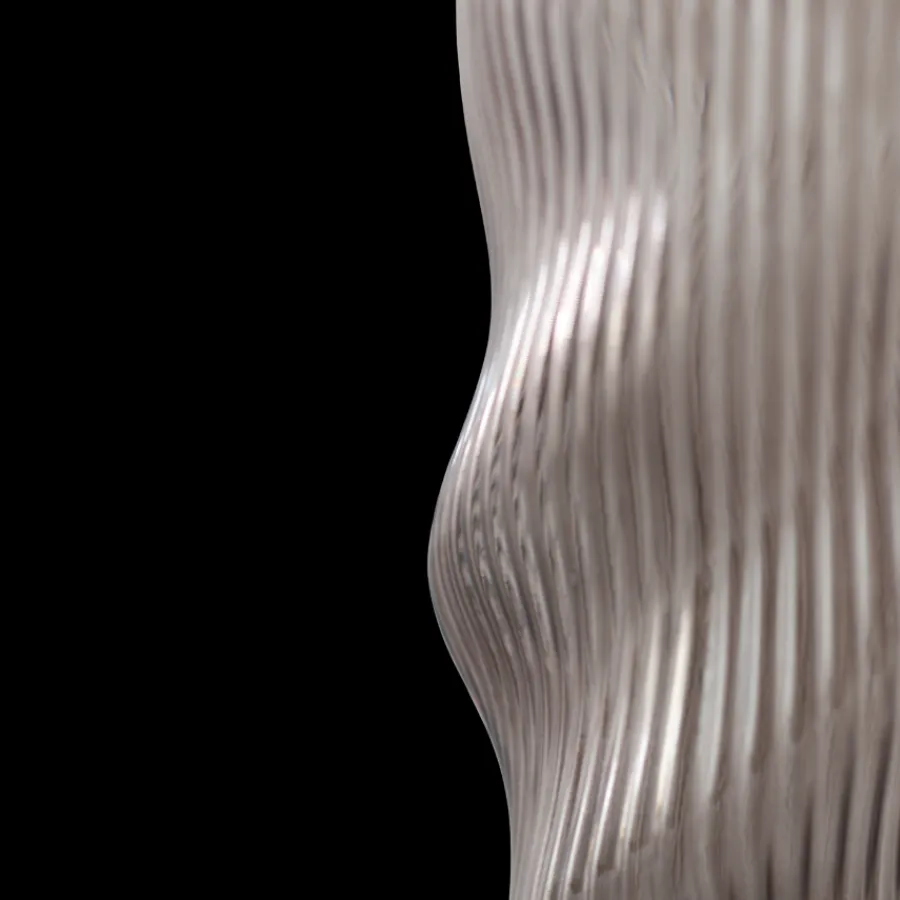 Basic u0026 More Glas Vase ANJO (H 30cm) Grå> Julegaver Til Hende|Vaser & Krukker