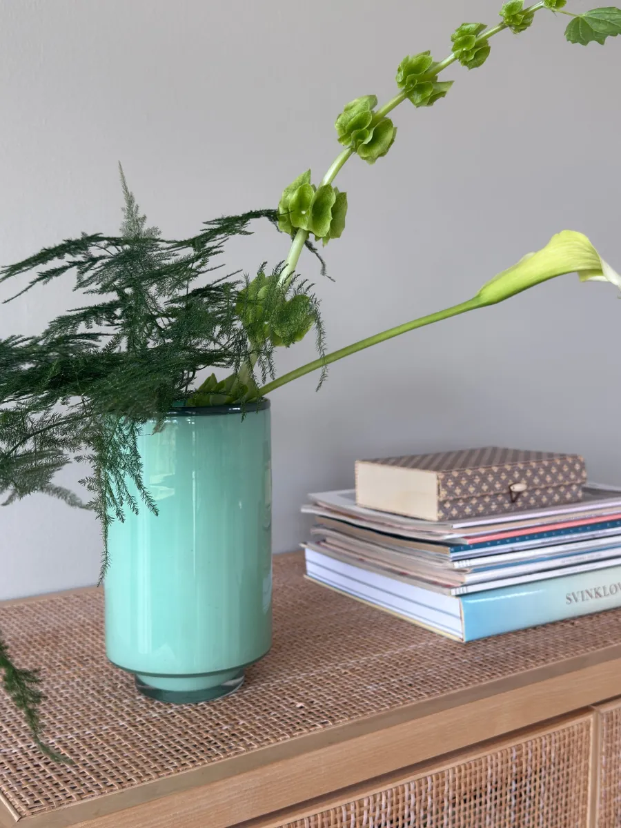 Basic u0026 More Glas Vase Elisabeth (12x19cm)> Dekoration|Vaser & Krukker