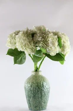Basic u0026 More Hortensia Blomst (H55cm) Hvid><noscript><img width=