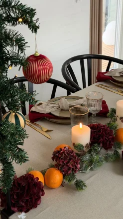 Basic u0026 More Hortensia Blomst (H55cm) Bordeaux><noscript><img width=