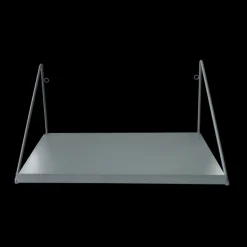 Basic u0026 More Hylde i Metal MARINO (45x21,5x24cm) Grå> Boligtilbehør