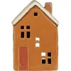 Ib Laursen - Keramik Hus til Fyrfadslys Brighton (7,5 x 13,2 x 11,3 cm)> Julepynt & Dekoration|Jul