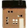 Ib Laursen - Keramik Hus til Fyrfadslys Brighton (7,5 x 13,2 x 11,3 cm)> Julegaver Til Ham|Julepynt & Dekoration