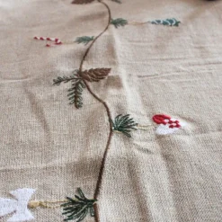 Basic u0026 More Julebordløber m Broderi (40x140cm)><noscript><img width=