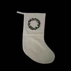 Basic u0026 More Julesok m Krans (30x48cm)> Julepynt & Dekoration|Jul