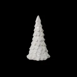 Basic u0026 More Juletræ i Porcelæn METIL Hvid (Ø9x16cm cm)> Julepynt & Dekoration|Jul