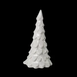 Basic u0026 More Juletræ i Porcelæn METIL Hvid (Ø11x20cm cm)> Julepynt & Dekoration|Jul