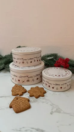 Basic u0026 More Kagedåse Juledesign Sæt 3 stk.> Bageudstyr|Jul