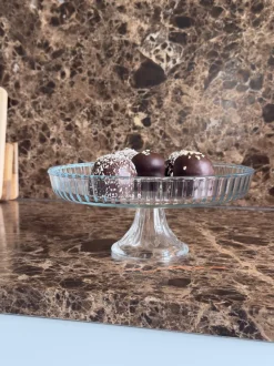 Basic u0026 More Kagestand BAGUS (Ø27x12cm) Transparent><noscript><img width=