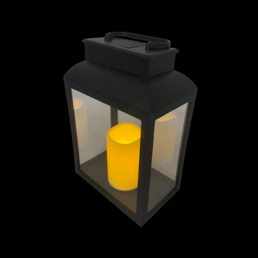 Basic u0026 More Lanterne med LED Lys (20x12,5x30cm)> Julepynt & Dekoration|Jul