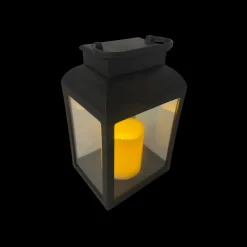 Basic u0026 More Lanterne med LED Lys (15x12,2x25cm)><noscript><img width=