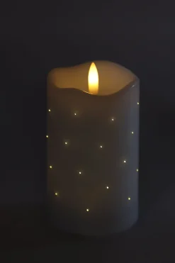 Basic u0026 More LED Lys Plast Hvid m. Timer (7,5 x 12,5cm)> Julepynt & Dekoration|Jul