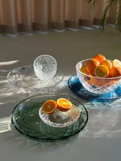 Lyngby Glas Lyngby - Fad Sorrento Blå 30cm> Julegaver Til Hende|Skåle & Fade